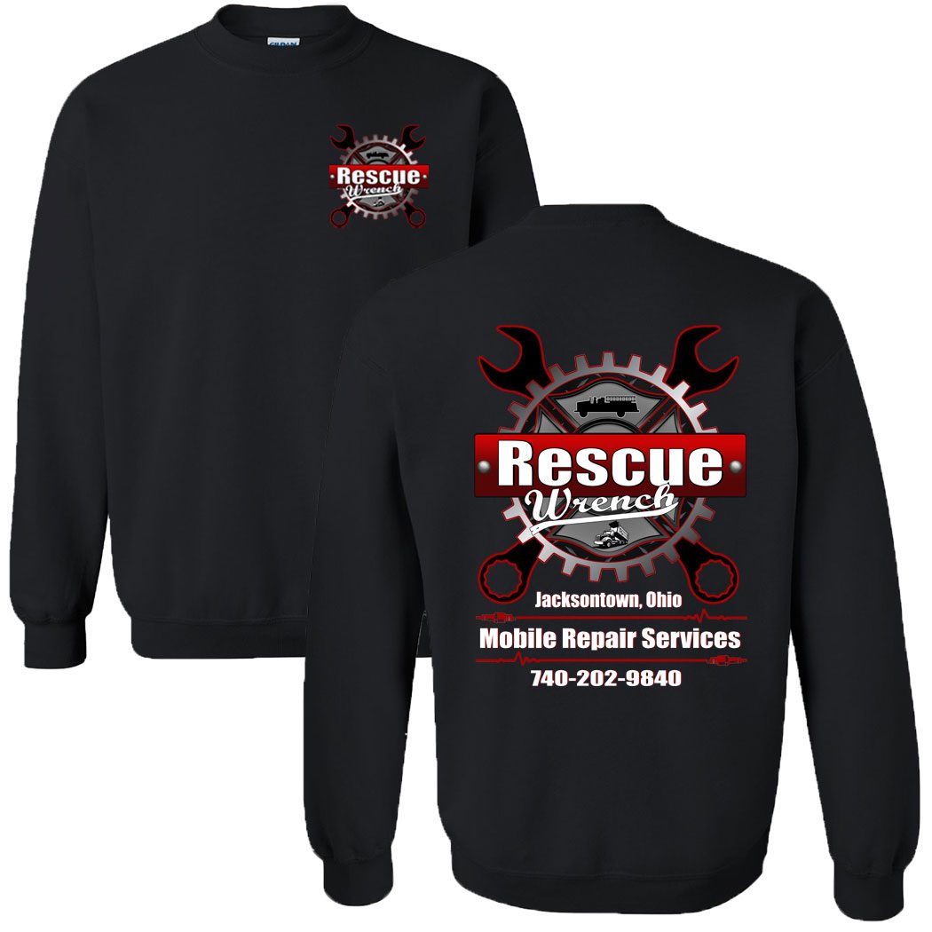 Rescue Wrench LLC Logo Unisex Heavy Blend Crewneck Sweatshirt (18000)