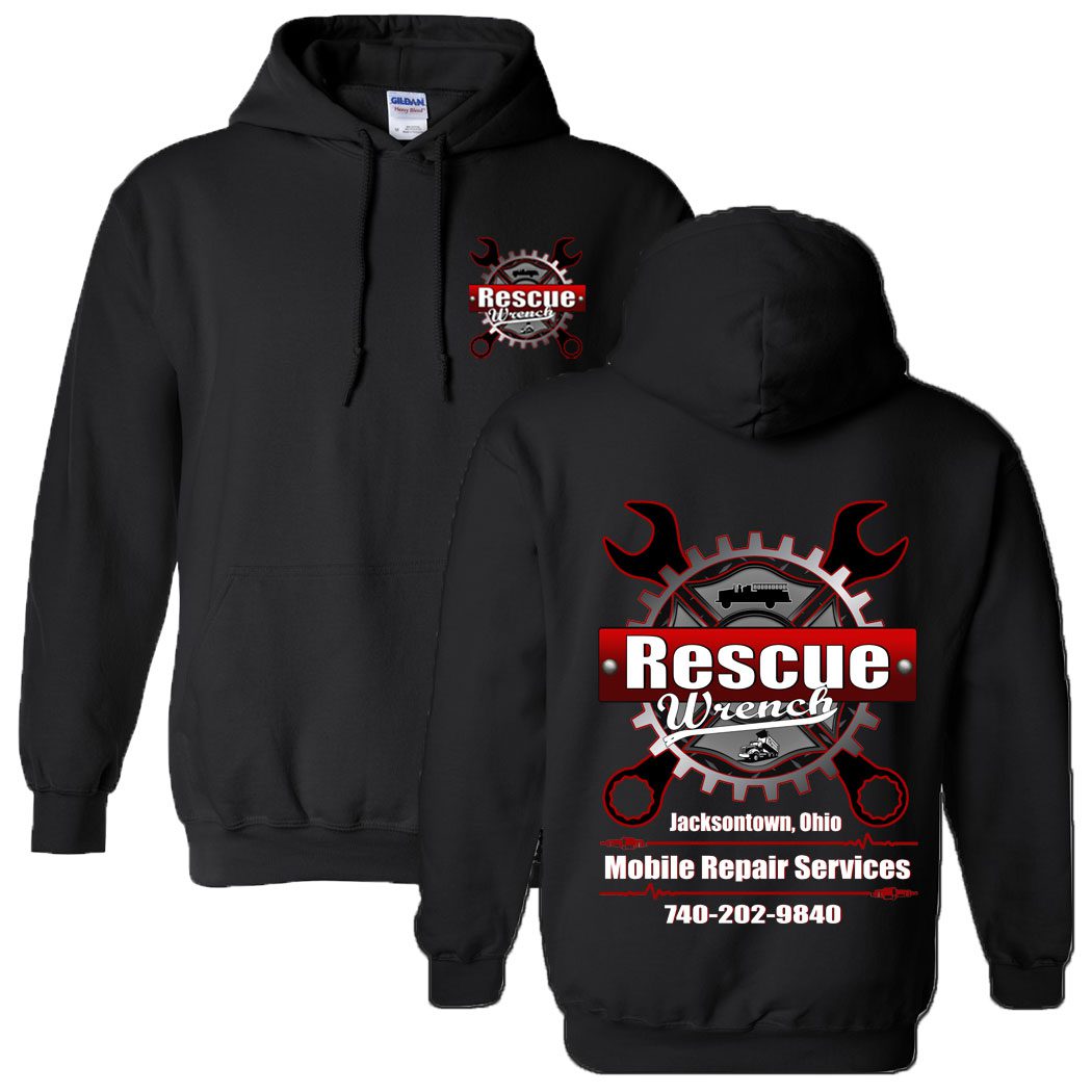 Rescue Wrench LLC Logo Unisex Heavy Blend Crewneck Sweatshirt (18500)