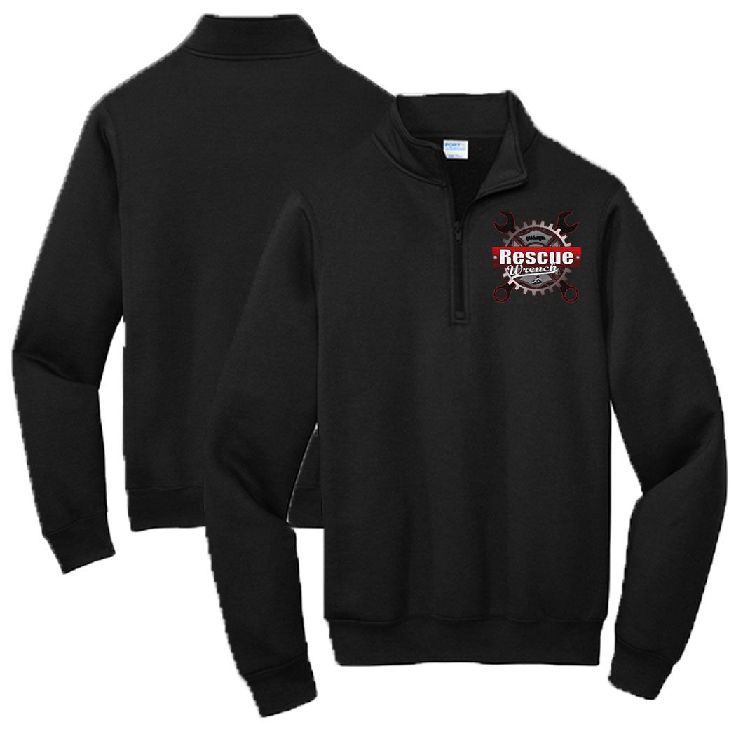 Rescue Wrench LLC Logo Unisex 1/4 Zip Pillover Sweatshirt (PC78Q)